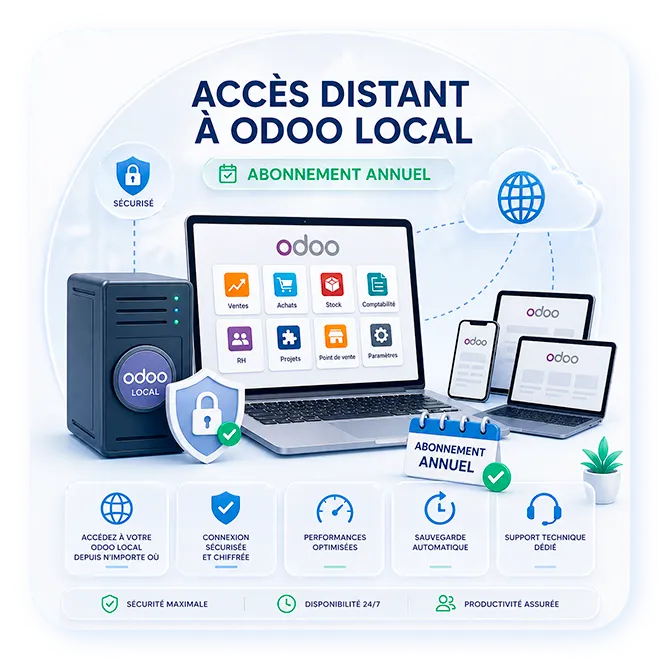Accès distant pour utilisateur Odoo (serveur On-Premise)