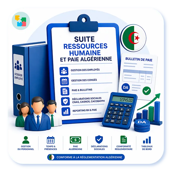 Suite RH & Paie Algérienne (19.0, Communautaire, Intégrale)