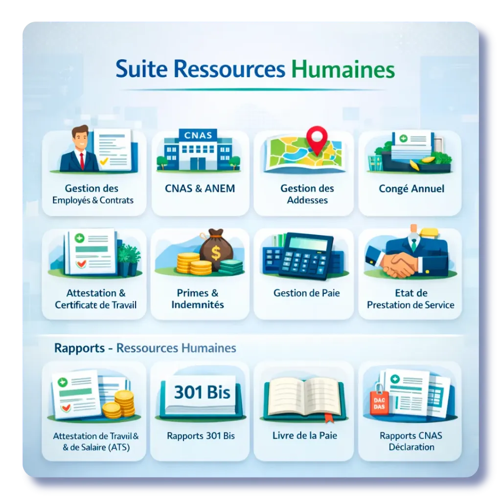 Suite Ressources Humaines - Algérie  (19.0, Odoo Communautaire, Édition Ultimate)