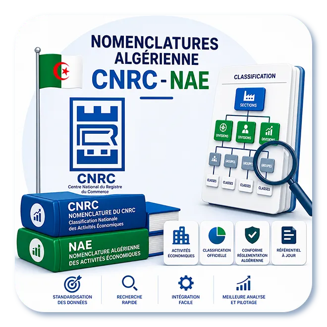 Nomenclature Algérienne des Activités Économiques (NAE - CNRC) (19.0, Communautaire)