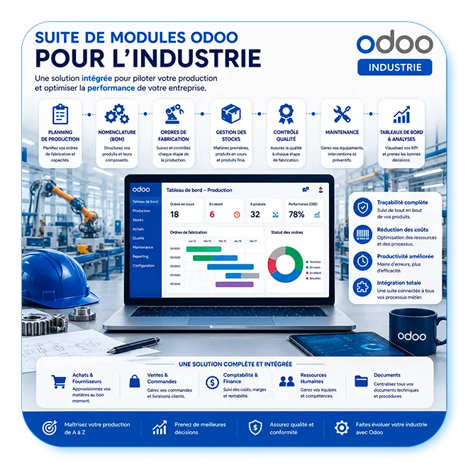 Odoo pour l’Industrie