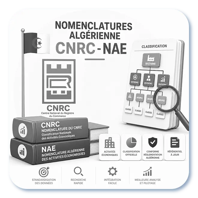 Nomenclature Algérienne des Activités Économiques (NAE - CNRC) (CLS) (15.0, Communautaire)