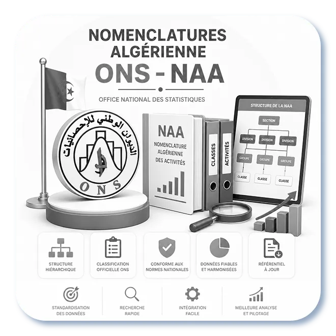 Nomenclature Algérienne des Activités (NAA - ONS) (CLS) (14.0, Communautaire)